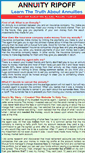 Mobile Screenshot of annuity-ripoff.nocashneeded.com