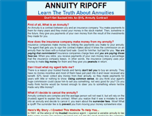 Tablet Screenshot of annuity-ripoff.nocashneeded.com